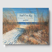 Beach Coastal Art Vacature Huur Gastenboek (Voorkant)