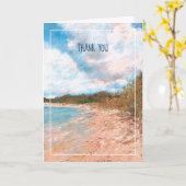 Beach Coastal Michigan Shoreline dank u Kaart (Gele Bloem)