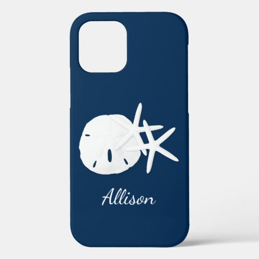 Beach Coastal Navy Blue Case-Mate iPhone Case (Achterkant)