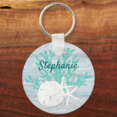 Beach Coastal op maat Sleutelhanger (Voorkant)