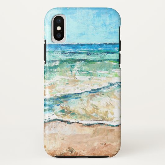 Beach Coastal Shoreline Artwork Case-Mate iPhone Case (Achterkant)