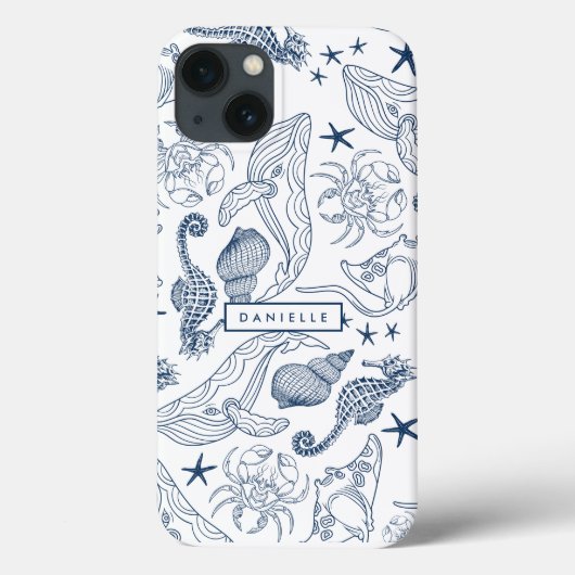 Beach Coastal Zee Creaters Case-Mate iPhone Case (Achterkant)
