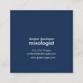 Beach Cocktail Visitekaartjes (Achterkant)