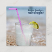 Beach Cocktail Visitekaartjes (Voorkant)