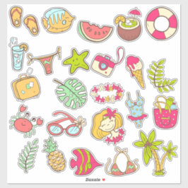 Beach Collectie Pack Sticker