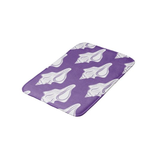 Beach Conch Shell Pattern Badmat (Gekanteld)