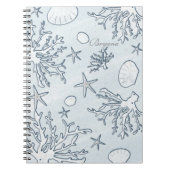 Beach Coral Reef Sea Shell & Starfish Carnet (Devant)