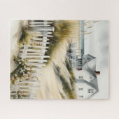 Beach Cottage Jigzaag Puzzle Legpuzzel (Horizontaal)