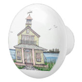 Beach Cottage Keramische deur knop (Rechts)