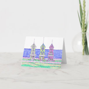 Beach Cottage Trio Cartes fixes