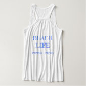 Beach Cottage Trio Flowy Débardeur (Design dos)