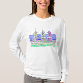 Beach Cottage Trio Tshirt met lange mouwen