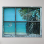 BEACH COTTAGE UITZICHT 2 POSTER (Voorkant)