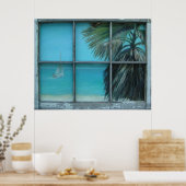 BEACH COTTAGE UITZICHT 2 POSTER (Keuken)