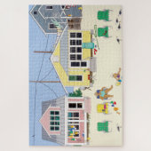 Beach Cottages Legpuzzel (Verticaal)