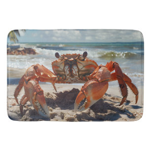 Beach Crab Bath Mat