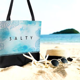 Beach Custom Name Draagtas