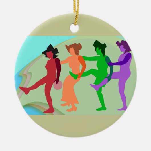 Beach Dance Ornament (Voorkant)