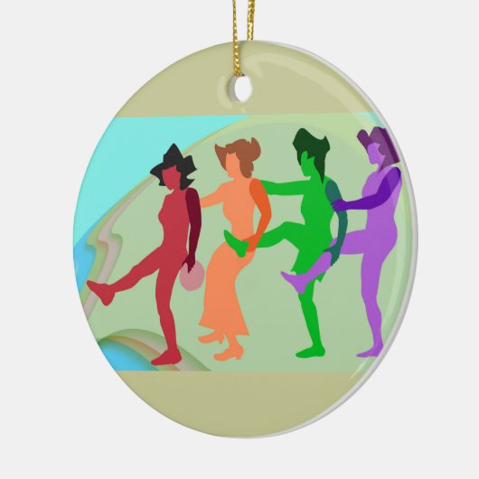 Beach Dance Ornament (Links)
