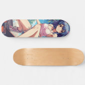 Beach Day Anime Skateboard Deck (Horizontaal)