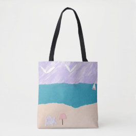 Beach Day Canvas tas