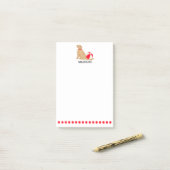 BEACH DAY GOLDEN RETRIEVER LOVER POST-IT® NOTES (Op bureau)