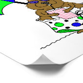 Beach Day Groundhog Poster (Hoek)