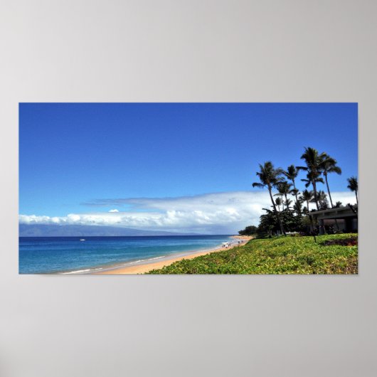 Beach Day in Maui Print (Voorkant)