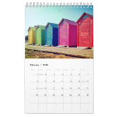 Beach Day, Sun Surf Sand Calendar Kalender (Feb 2026)