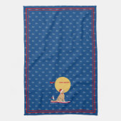 Beach Days Golden Christmas Whales Serviette de cu (Vertical)
