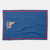 Beach Days Golden Retriever Chien serviette de cui (Horizontal)
