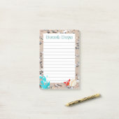Beach Days Post-it® Notes (Op bureau)