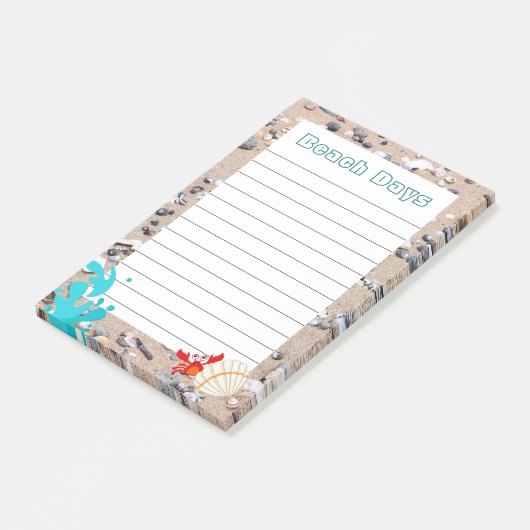 Beach Days Post-it® Notes (Schuin)