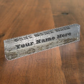 Beach Desk Name Bord Naambordje (Zijkant)