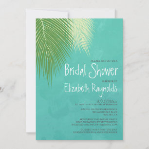 Beach Destination Bridal Shower-uitnodigingen Kaart