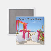 Beach Destination Wedding Magneet (Voorkant / Achterkant)