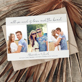 Beach Destination Wedding Photo Save the Date