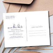 Beach Destination Wedding Save the Date Aankondigingskaart