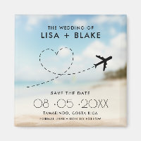 Beach Destination Wedding Save the Date