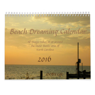 Beach Dreaming Calendar 2016 Kalender