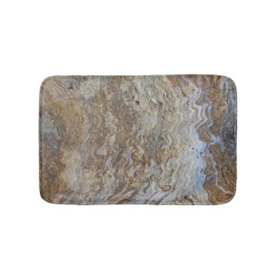 Beach Driftwood Pattern Woodgrain Coastal Badmat