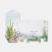 Beach Dune Romance Wedding Bedankdoosjes (Uitgevouwen)