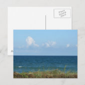 Beach dune with blue water and sky, Florida Briefkaart (Voorkant / Achterkant)