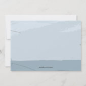 Beach Dunes Invitation Kaart (Achterkant)