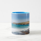 Beach |Engeland Tweekleurige Koffiemok (Center)