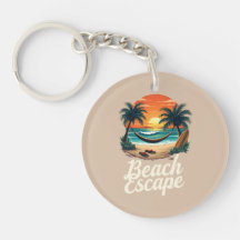Beach Escape Sleutelhanger
