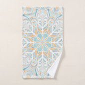 Beach Escape Waterverf Mandala Bad Handdoek (Handdoek)