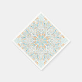 Beach Escape Waterverf Mandala Servet (Hoek)