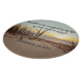 Beach familie geschrift, snijplank (Hoek)