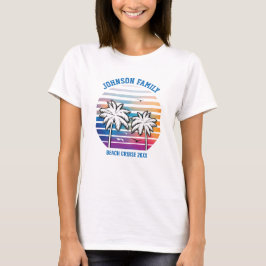 Beach Family Reunion Custom Cruise Summer Vacking T-shirt